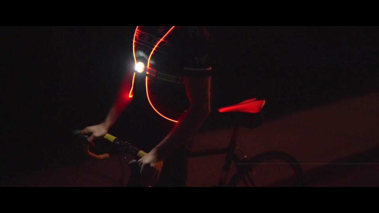 VizyVest Flashing LED Vest for nighttime running, walking & cycling.