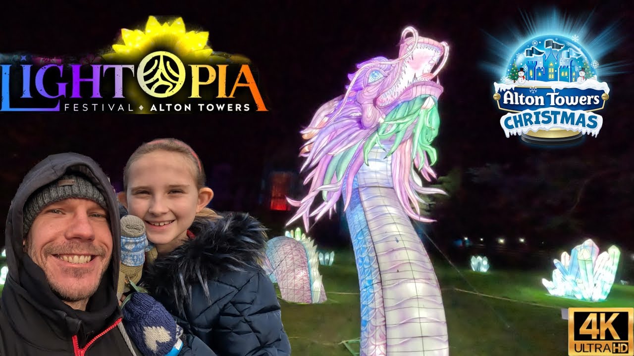 Рождество в Alton Towers и видеоблог Lightopia
