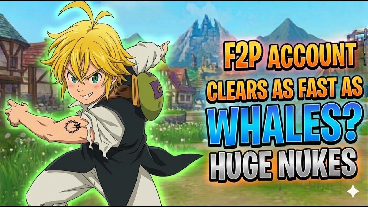 F2P Account Clears as Fast as Whales? | Longsword Meliodas | 7DS Origin