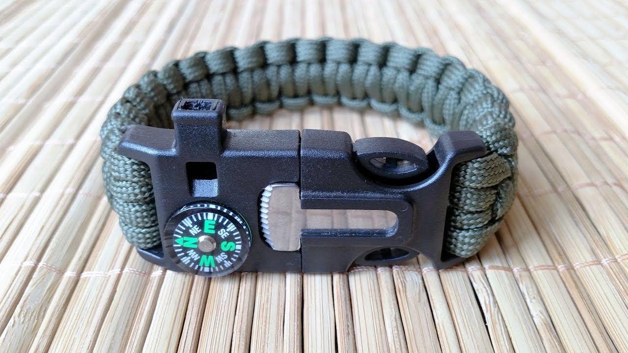 ᐉAliexpress Unboxing: 5 in 1 Outdoor Survival Paracord Bracelet