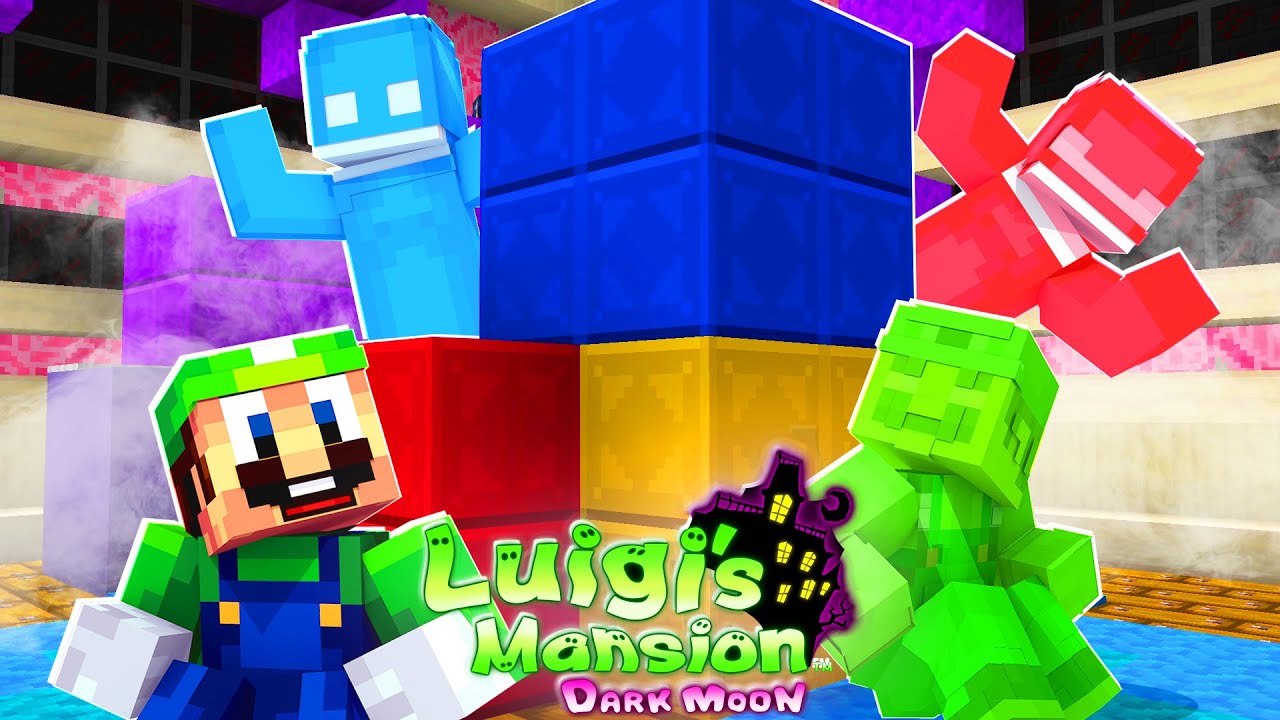 CREEPY DOLL Ghosts HAUNT Luigi! | Minecraft Luigi's Mansion 2 | [155]