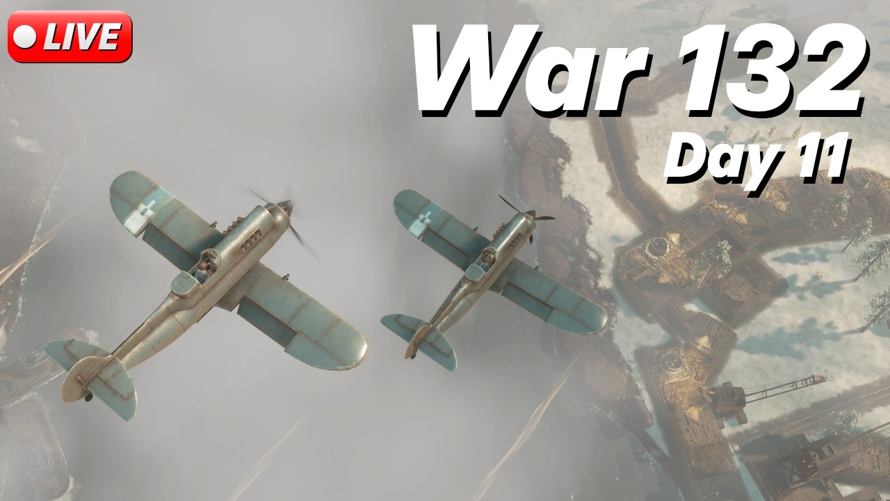 🔴 FOXHOLE AIRBORNE // WAR 132 - DAY 11 // WARDEN FRONTLINE // LIVE GAMEPLAY