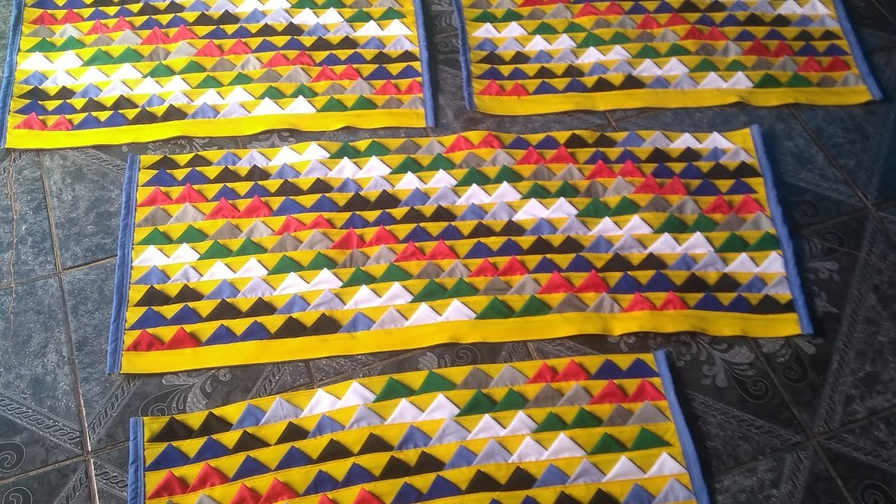 Tapetes de biquinhos, tapetes de frufru, tapetes de pétalas, tapetes de canudinhos ✂️
