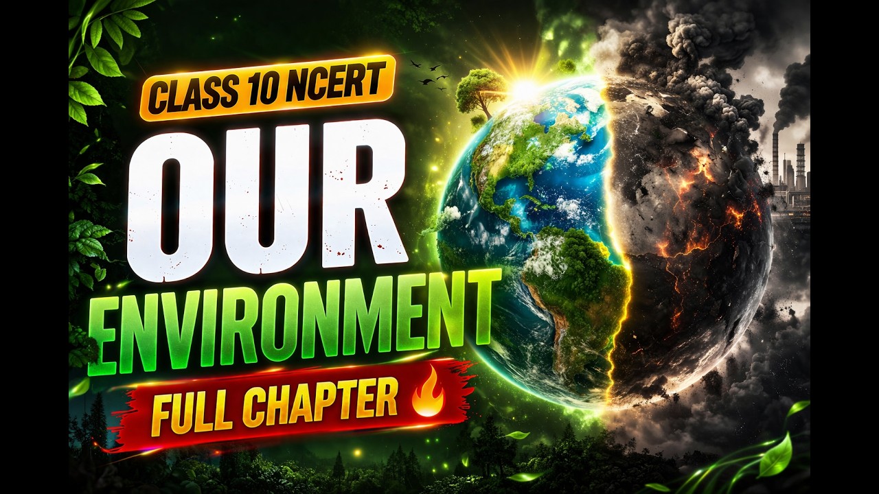 👉 Our Environment ONE SHOT 🔥 | 3d Animated | Class 10 NCERT | Best for NEET
