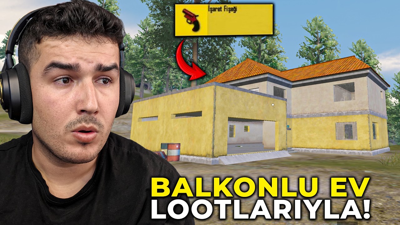 BALKONLU EVLERİN LOOTLARIYLA WİN ALMAK PUBG MOBILE