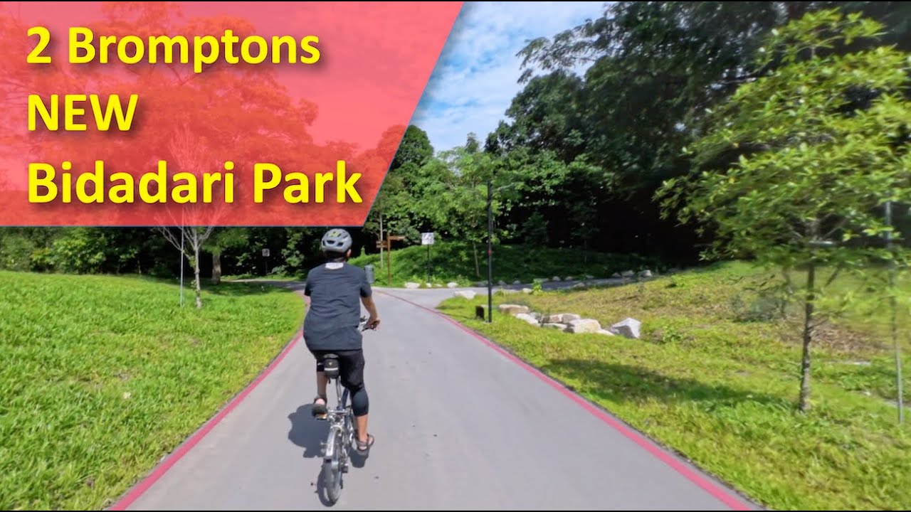 2 Bromptons ride to (New Bidadari Park)