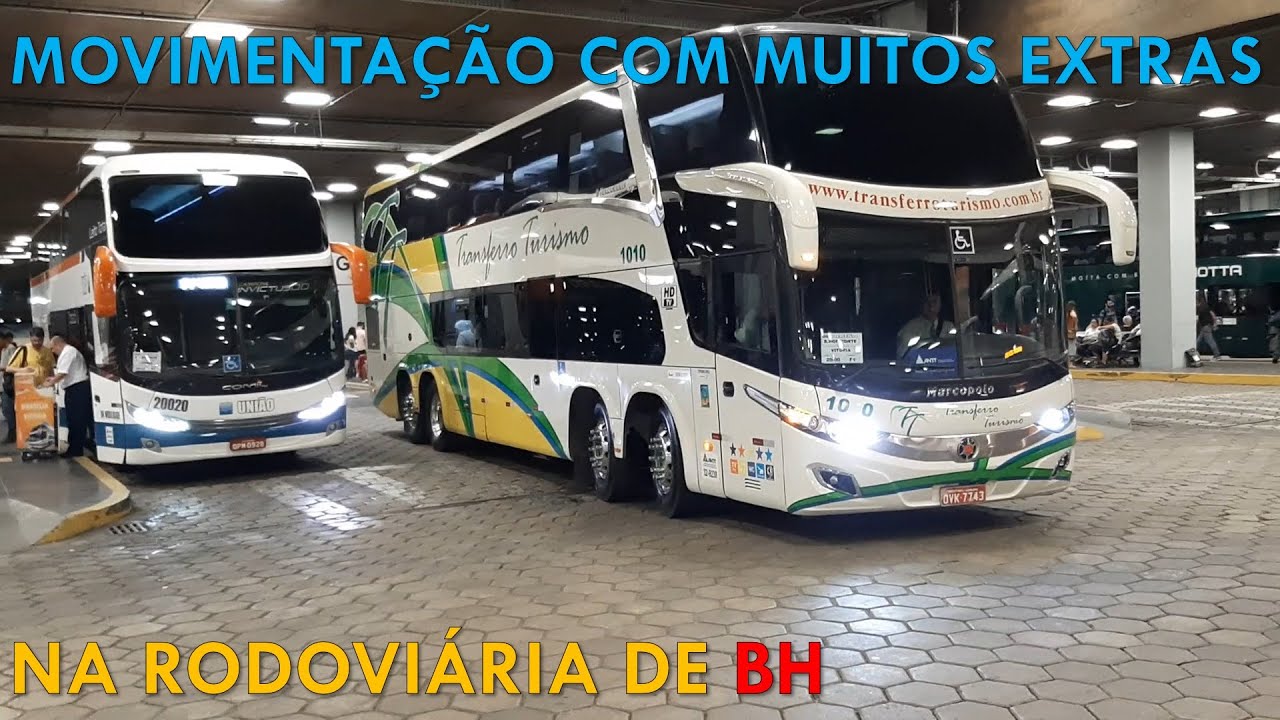 RODOVIÁRIA BH - MOVIMENTAÇÃO DE ÔNIBUS EM VÉSPERA DE FERIADÃO #gontijo #busologia #busologos #bus