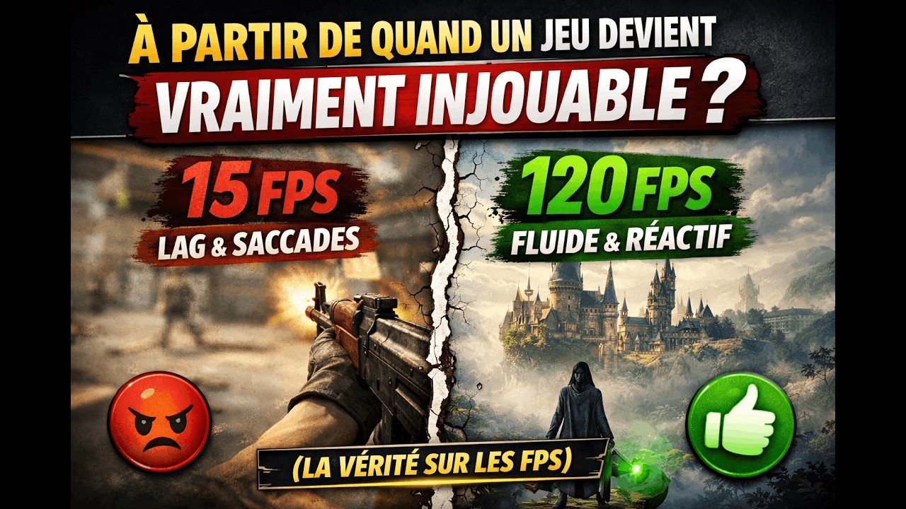 Ce n’est pas les FPS qui rendent un jeu injouable (voici pourquoi)