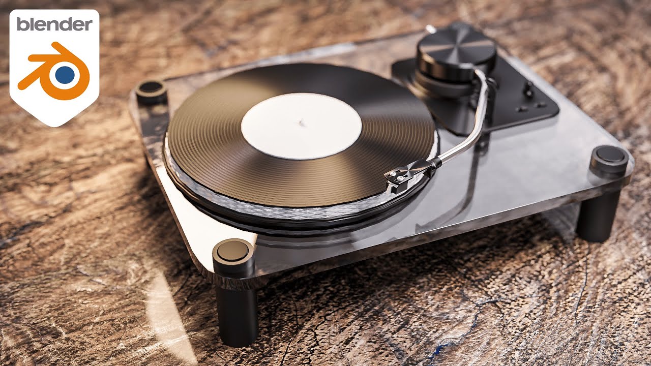 Blender 3.3 Vinyl Pickup Modeling Tutorial
