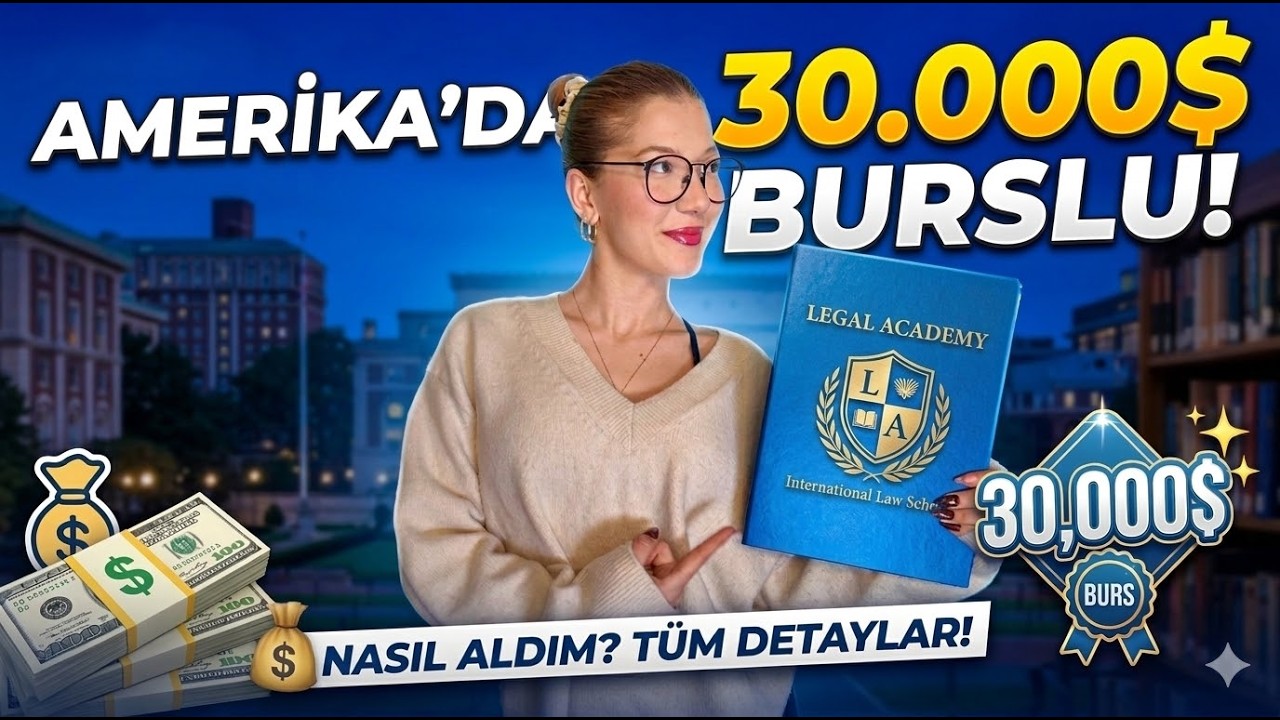 nasıl 30.000 DOLAR burs aldım?!