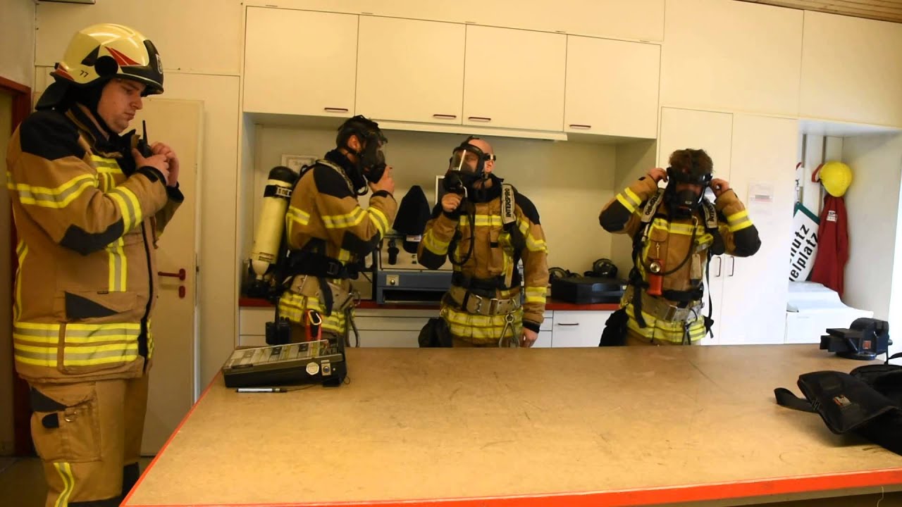 Atemschutzleistungsprüfung Steiermark Station 2 Interspiro S-Klasse Überdruck