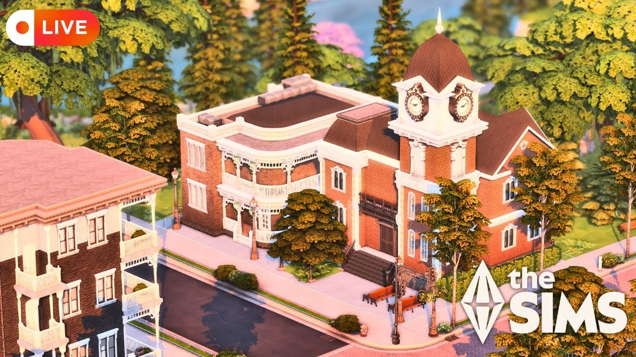 The Sims 4 Willow Creek Save File Building (no CC)