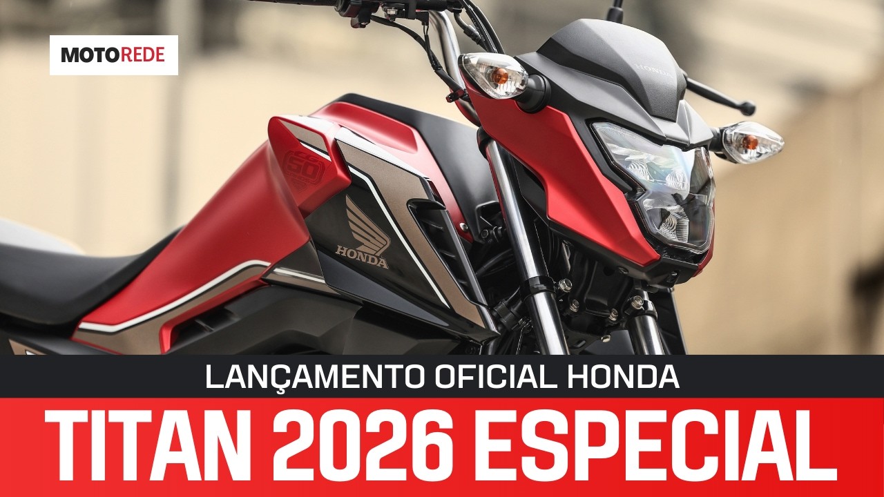 OFICIAL: Honda CG 160 Titan 2026 Edição Especial com preço e detalhes