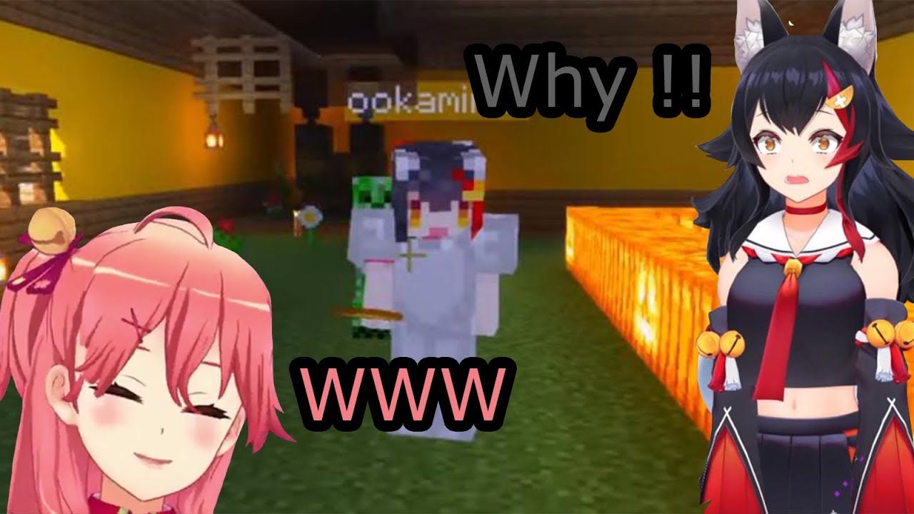 Miko wheezing while Mio scared