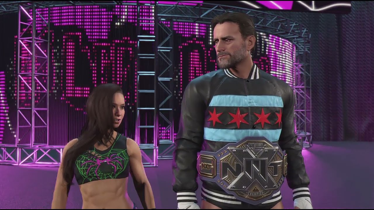 WWE 2K26 Maryse & Cena 15 vs AJ Lee 15 & CM Punk