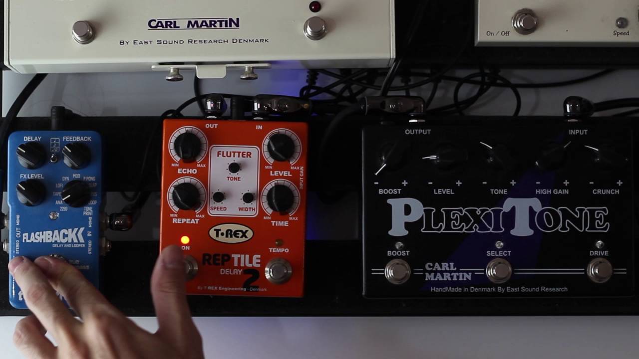 Tc Electronic Flashback vs T-Rex Reptile 2 Delay Comparison