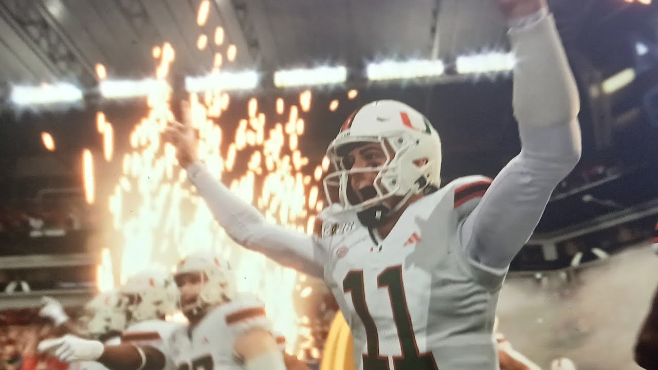 College Football 26 Miami v.S. Indiana: Dawn #ps5 #football #indianahoosiers #miami #family #team 