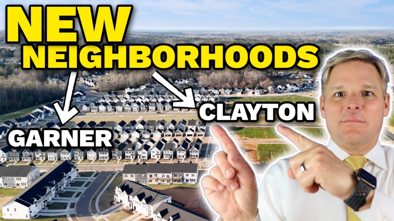 6 NEW CONSTRUCTION Communities Near Raleigh (Clayton NC, Garner NC)