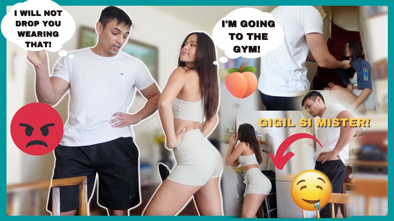 SCANDALOUS GYM OUTFIT + FULL GLAM MAKE-UP PRANK ON MY HUSBAND! 🤣 NAPAGTRIPAN SI MISTER 🇬🇧🇵🇭