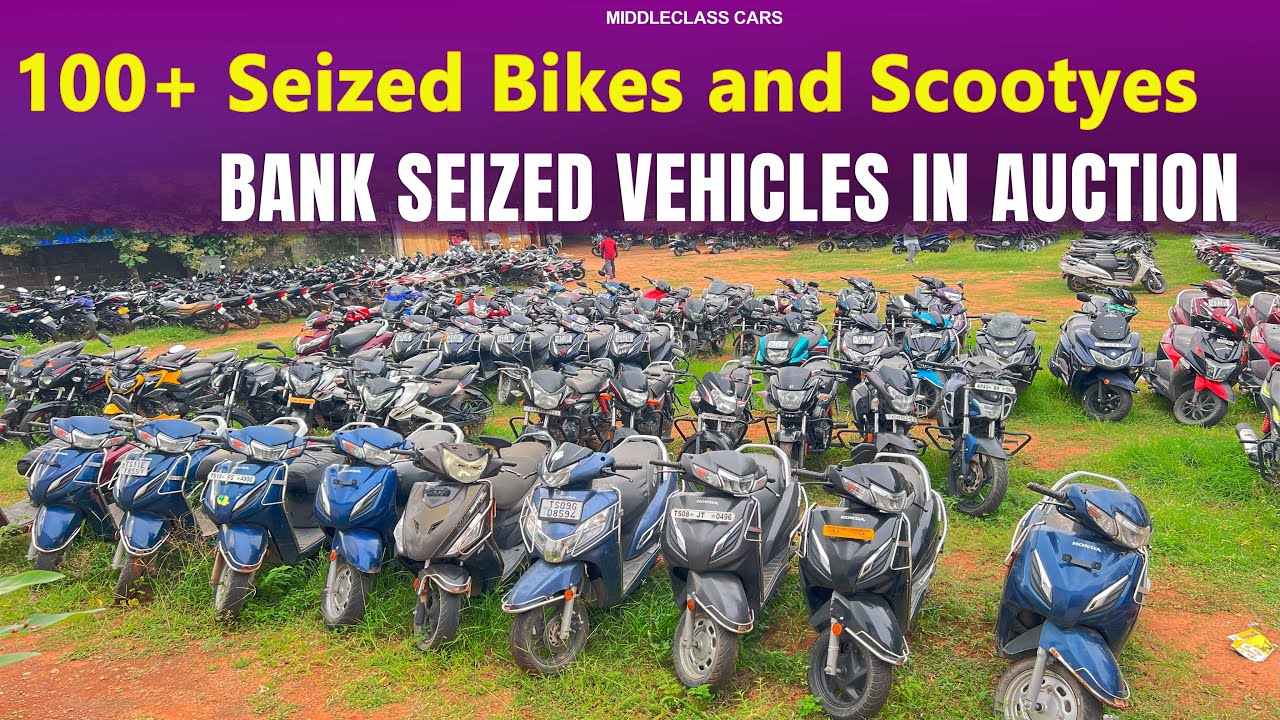 Part 1 ll Prices Bank Seized Bikes Scootys ll బ్యాంకు స్వాధీనం చేసుకున్న బైకులు l