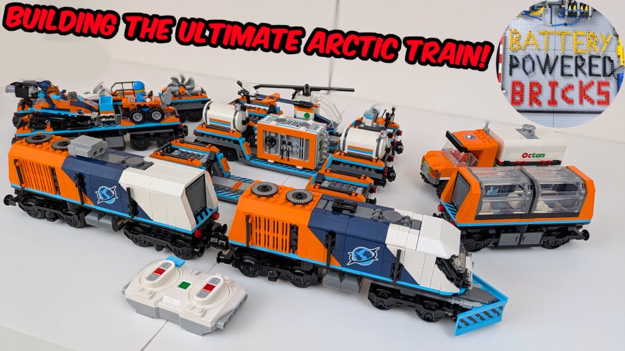 Строим лучший арктический поезд из Lego!