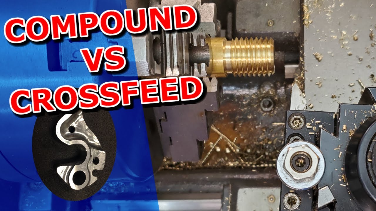 Threading With the Compound vs. Crossfeed