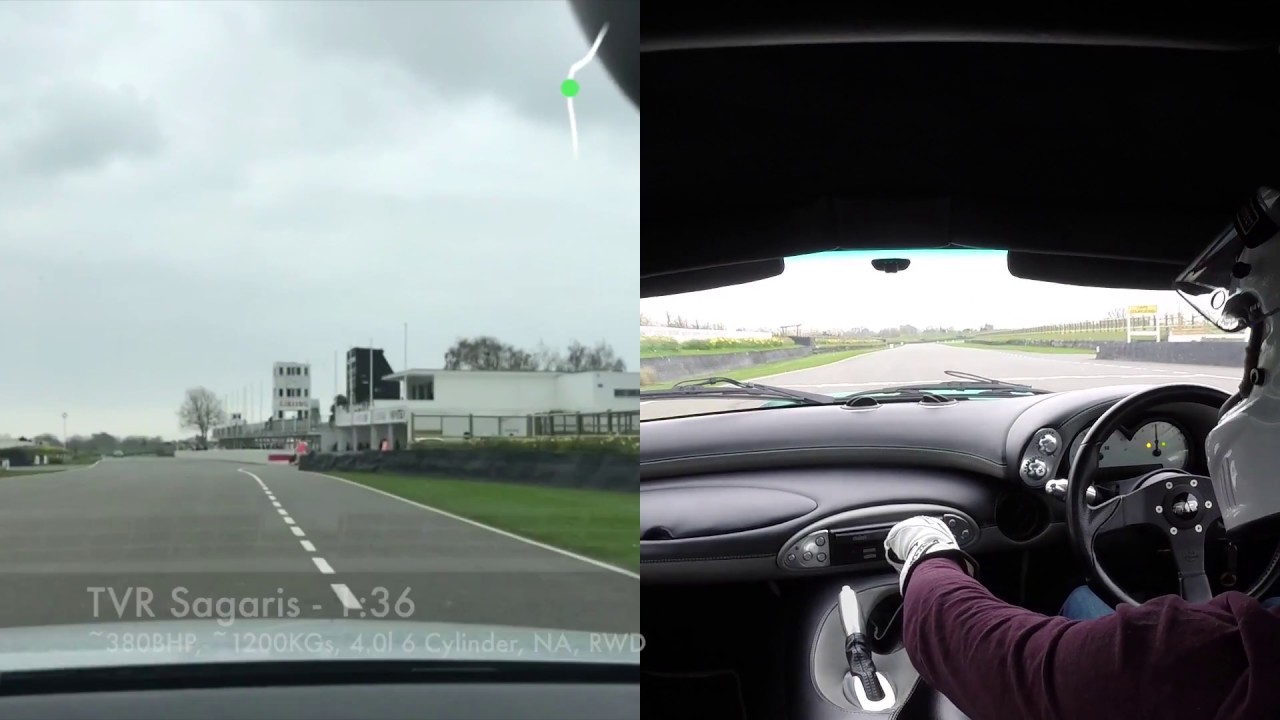Audi RS4 vs TVR Sagaris at Goodwood