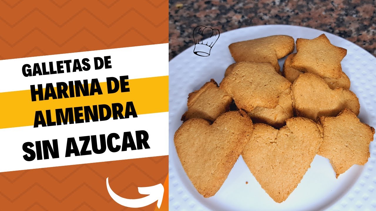 GALLETAS DE HARINA DE ALMENDRA SIN AZUCAR-FACIL Y SIN GLUTEN