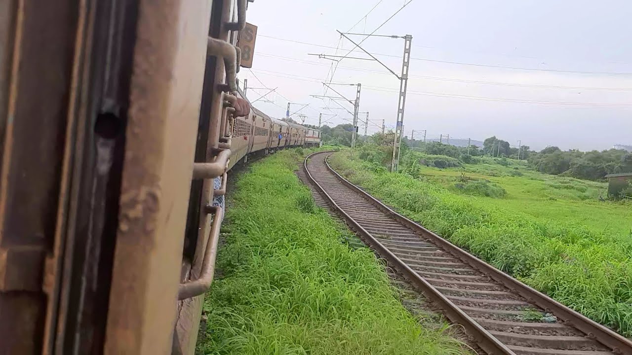 Vasai road to Kalyan full journey | 22717 Rajkot Secundrabad express | JC junction