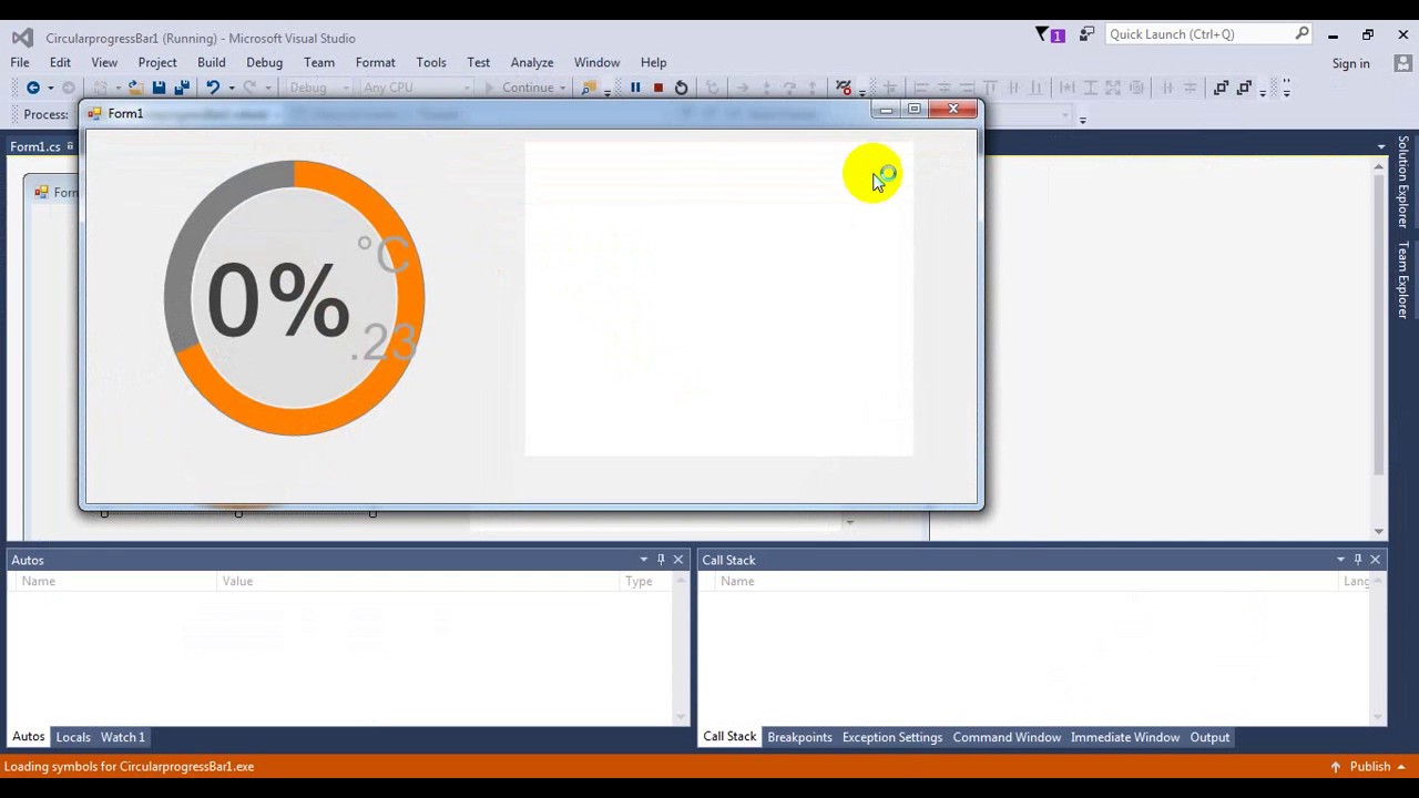 How To Add CircularProgressBar In WindowsForm in Csharp