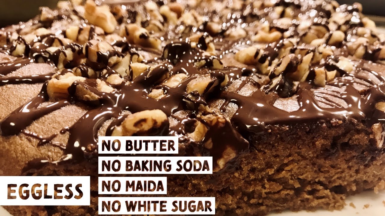 Eggless Whole Wheat Coffee cake with Walnuts | Easy Coffee cake | Dalgona cake