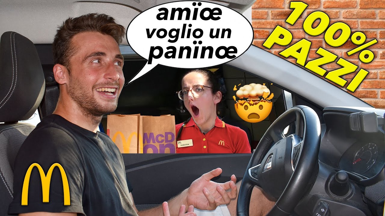 Ordinare in CORSIVO!? - SCHERZI 100% PAZZI al MC DRIVE *IL RITORNO*
