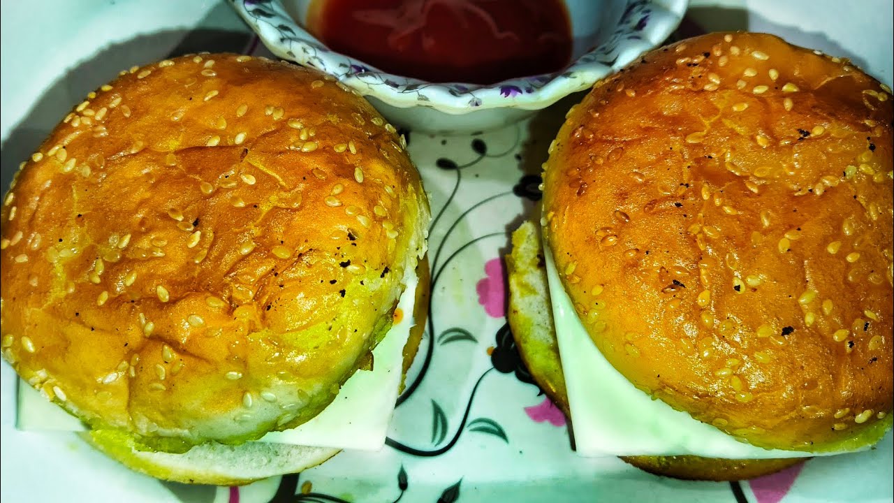 Cheese Burger Recipe 😘बर्गर बनाने का आसान तरीका 