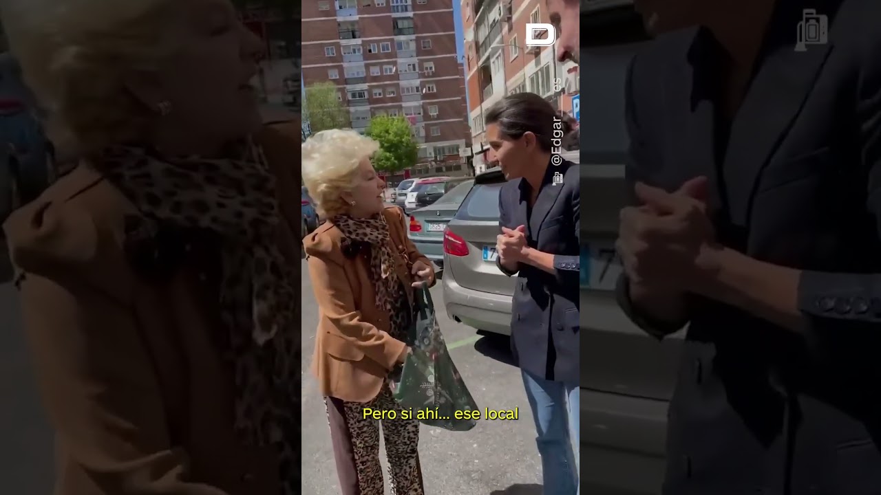 🗯 Monasterio ante la sede de Podemos: «Lo de trabajar, como que no...»