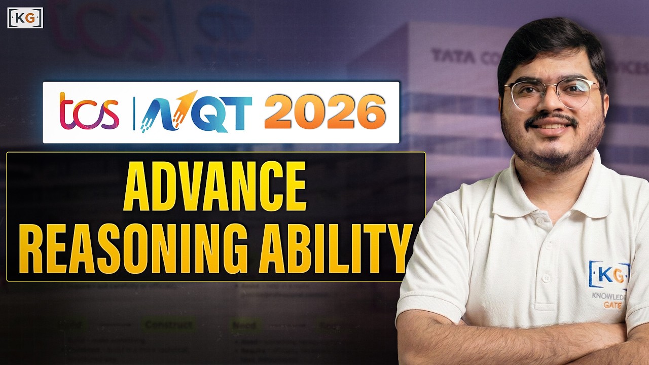 TCS NQT 2026 Advance Reasoning Ability: Full Course + Important PYQs|Crack Ninja, Digital & Prime