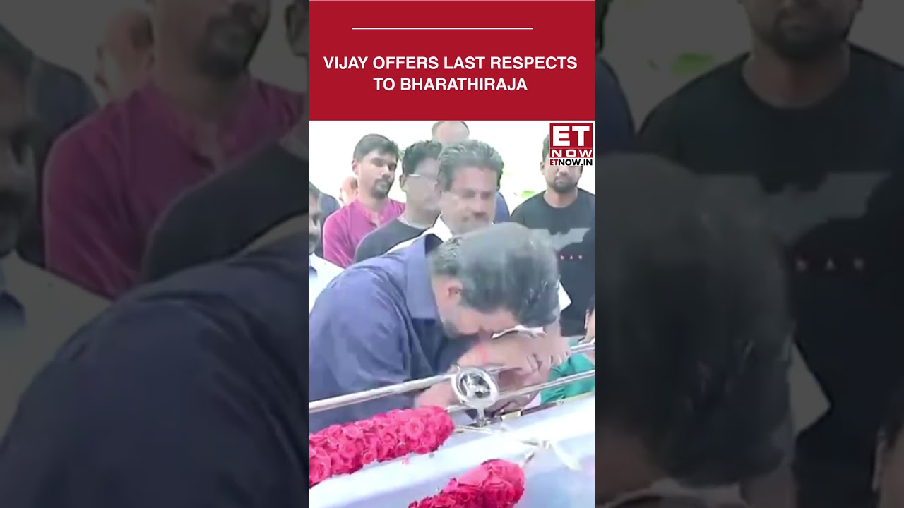 Tamil Nadu CM Vijay Pays Emotional Tribute To Bharathiraja After Veteran Filmmaker&rsquo;s Passing At 85