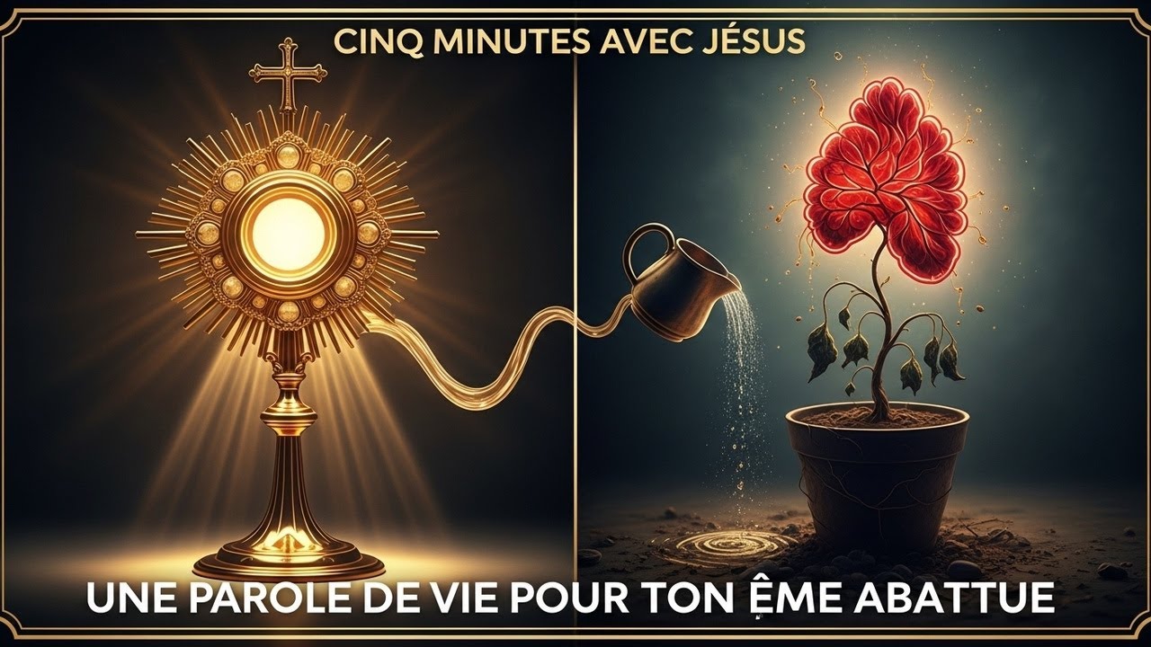 Cinq Minutes avec Jésus au Saint-Sacrement : Une Parole de Vie pour ton Âme Abattue