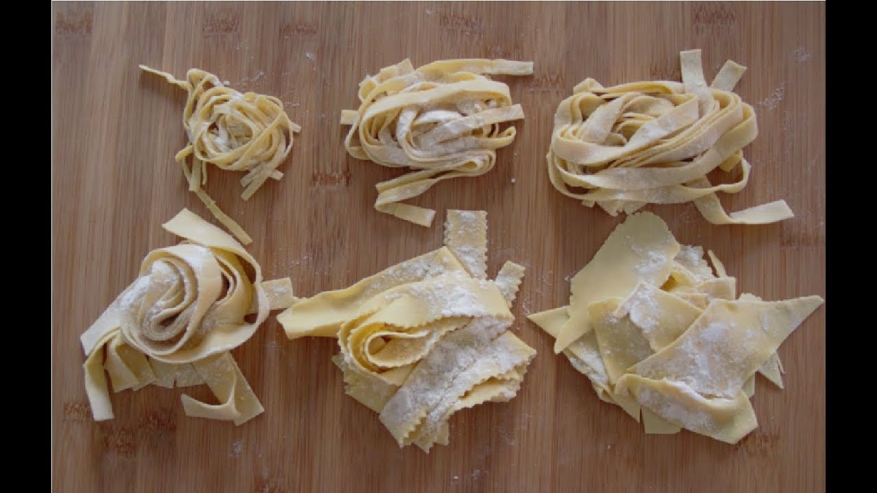 How many types of fresh egg pasta do you know?