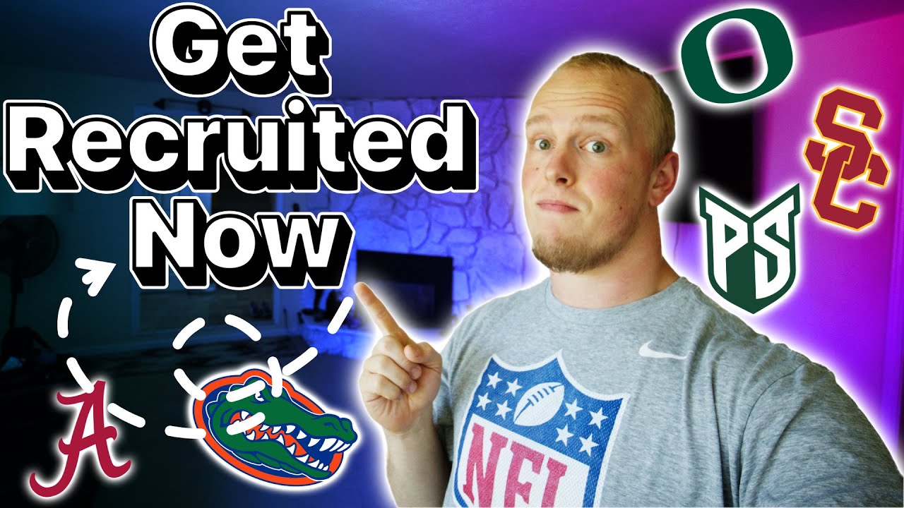 How To Get Recruited For D1 College Football! 3 Tips To Help YOU Get Recruited Faster