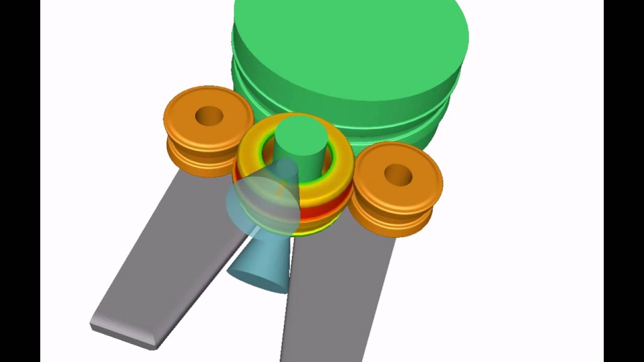 TRANSVALOR FORGE&reg; ring rolling simulation a bearing with FORGE&reg;&ndash;UPEM coupling