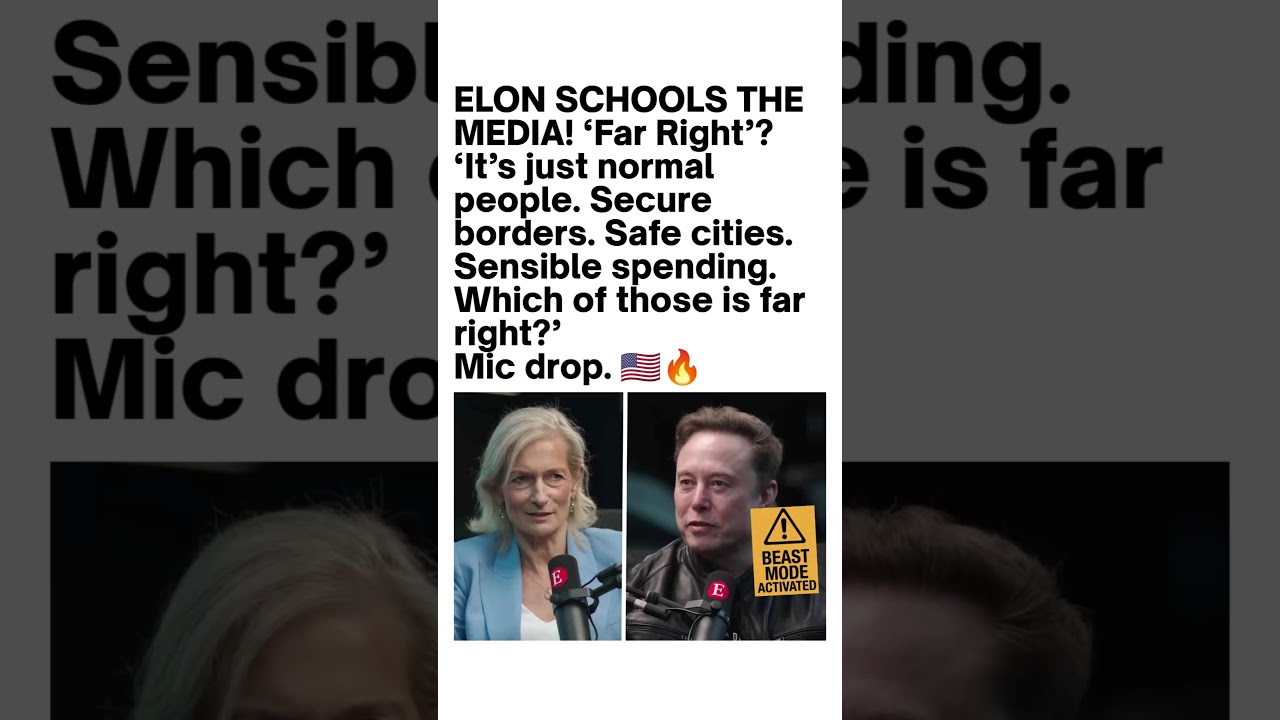 Elon Musk Questions 'Far Right' Label 🚨