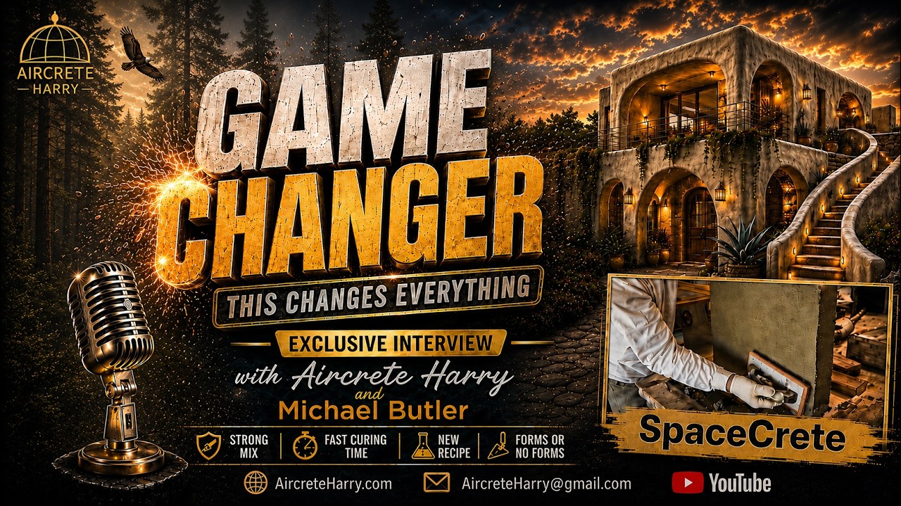 Let's Talk Building Systems | Michael Butler SpaceCrete #spacecrete #aircreteharry #gamechanger