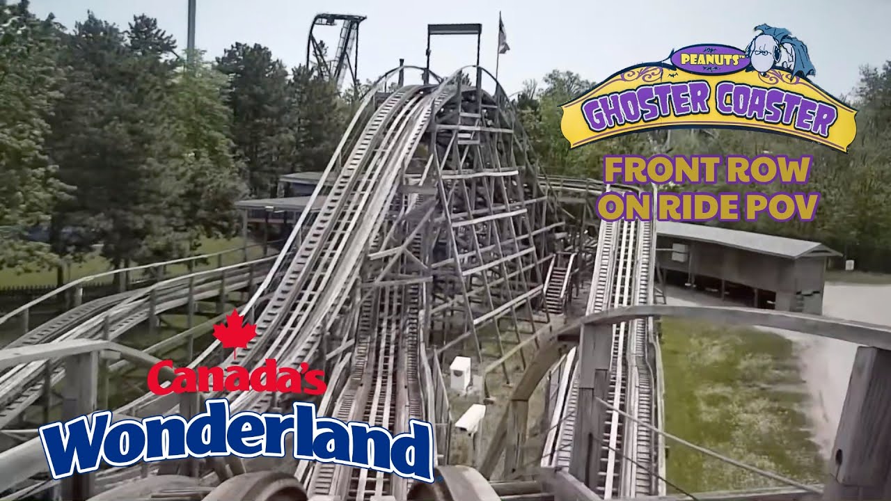 Ghoster Coaster Front Row On Ride POV - Canada's Wonderland
