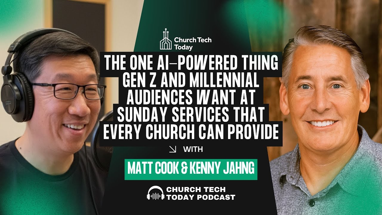 The One AI-Powered Thing Gen Z and Millennial Audiences Want That Every Church Can Provide