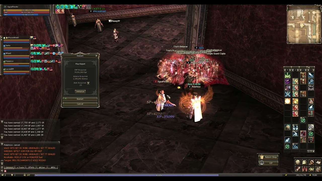 Reborn 1x - Aoe Titan pagans Lineage II 2022
