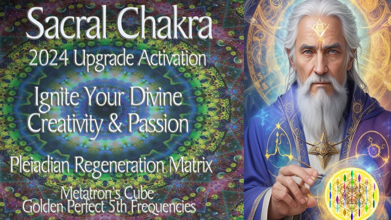 Revitalize Your Passion: Metatron's Cube Sacral Chakra Activation