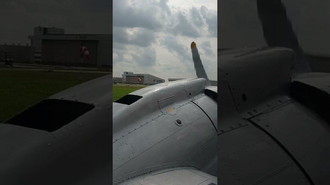 Dutch Dakota Association DC-3 Takeoff and LOWPASS over Amsterdam Schiphol | 2A