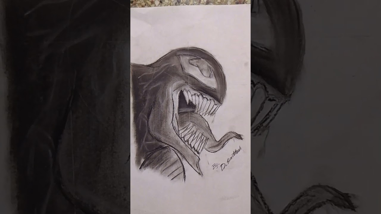 Venom drawing 🥶😱 