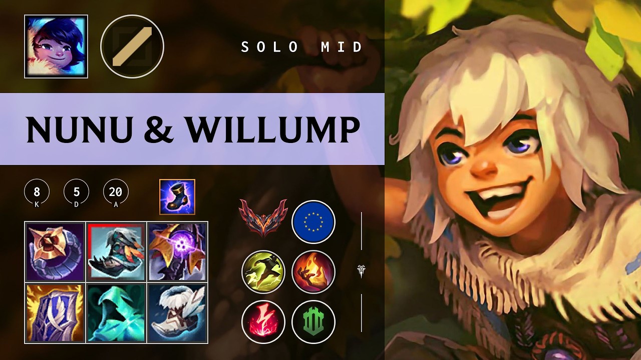 Nunu & Willump Mid vs Cassiopeia - EUW Grandmaster Patch 26.05
