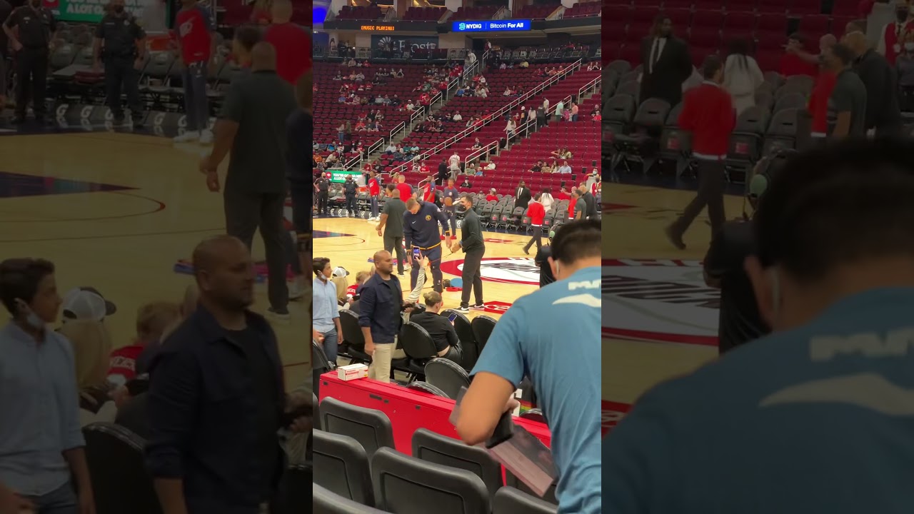 Jokic pregame vs Rockets @ Toyota Center 1-1-22